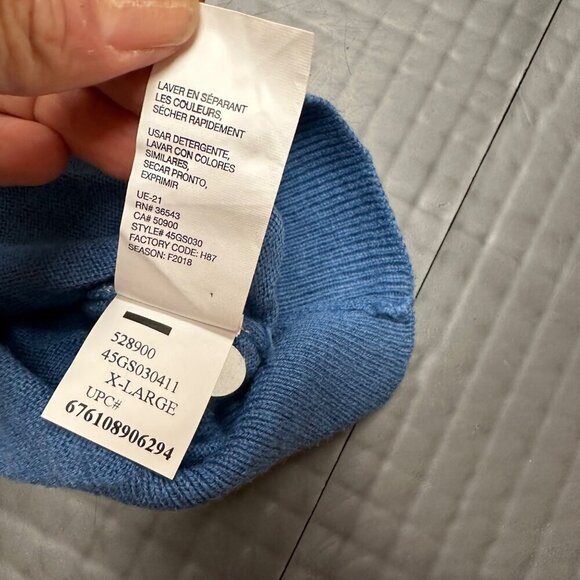 IZOD MENS XL V NECK LONG SLEEVE SWEATER NEW WITH TAGS - Picture 6 of 7